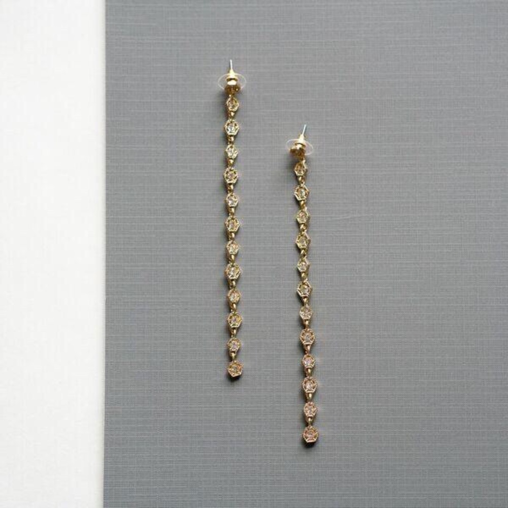 Crystal Linear Earrings